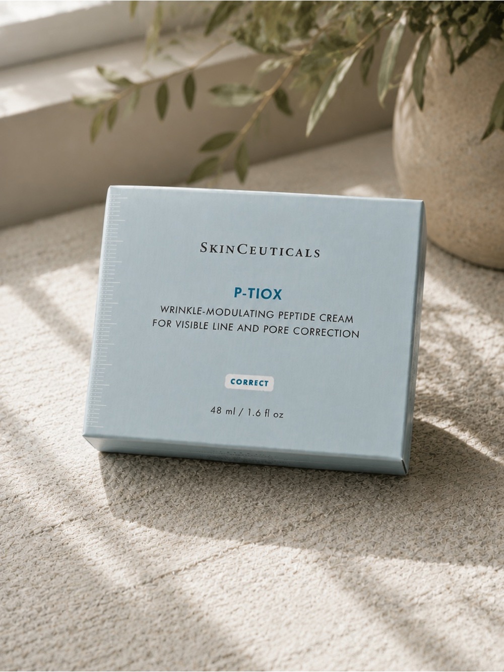 SkinCeuticals P-TiOX Peptide Cream — Pale Blue Packaging